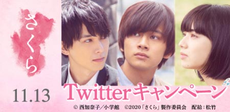 映画「さくら」　Twitterキャンペーン