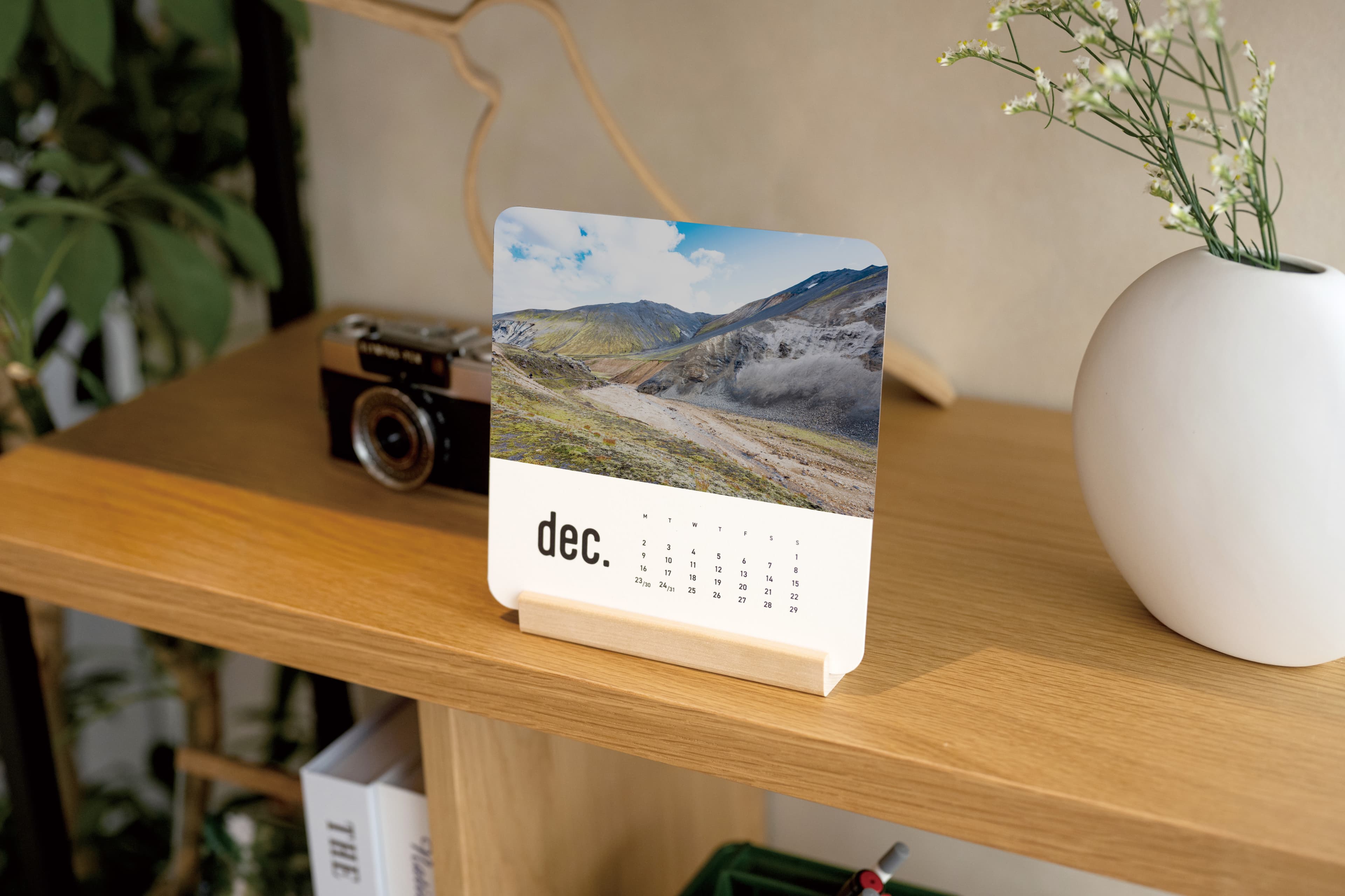 旅行の記録に使うカレンダー