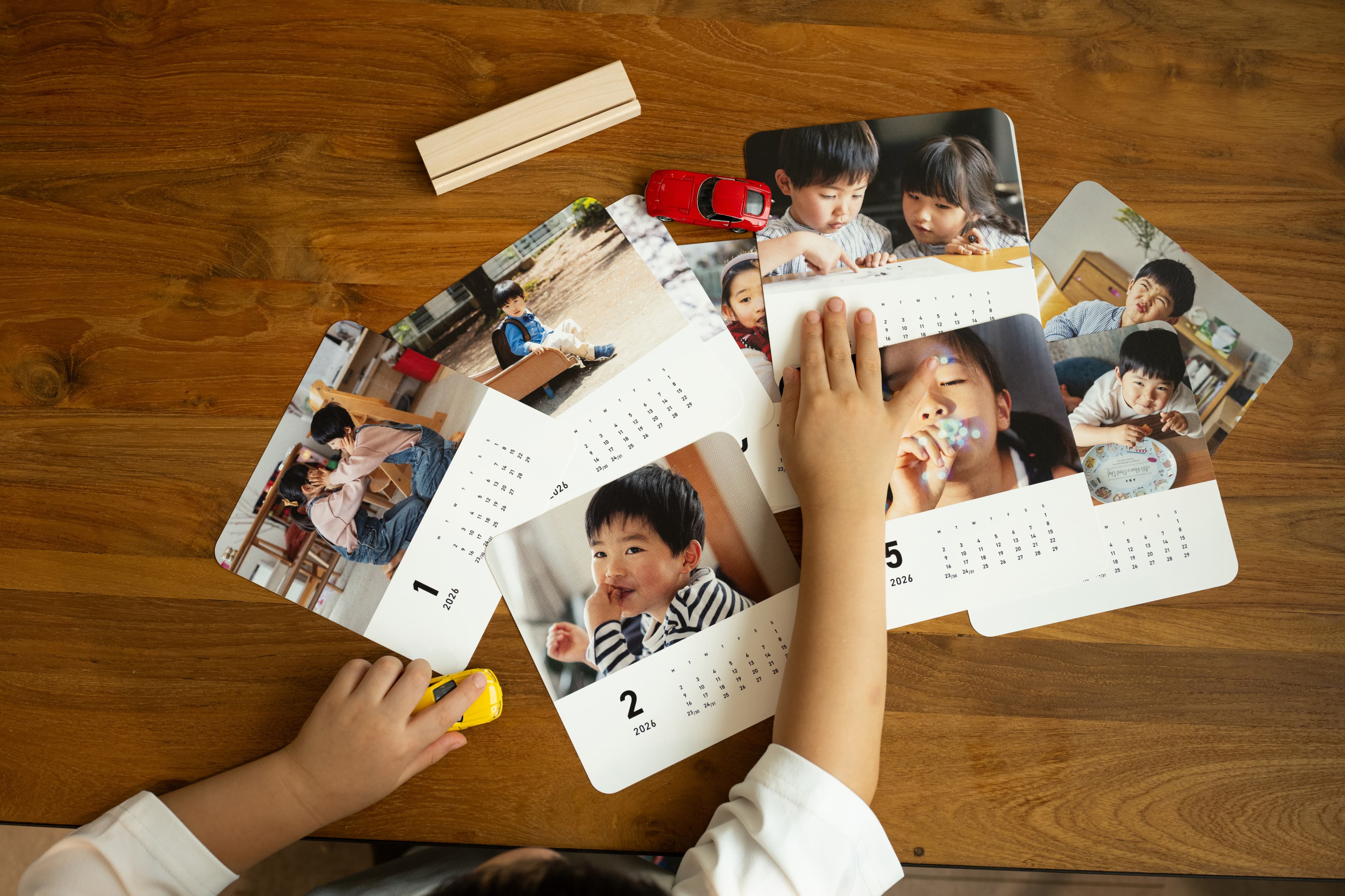 12か月分のカレンダーイメージ