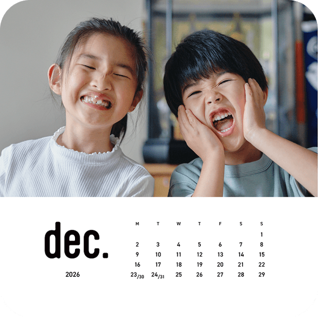 Top Right Calendar
