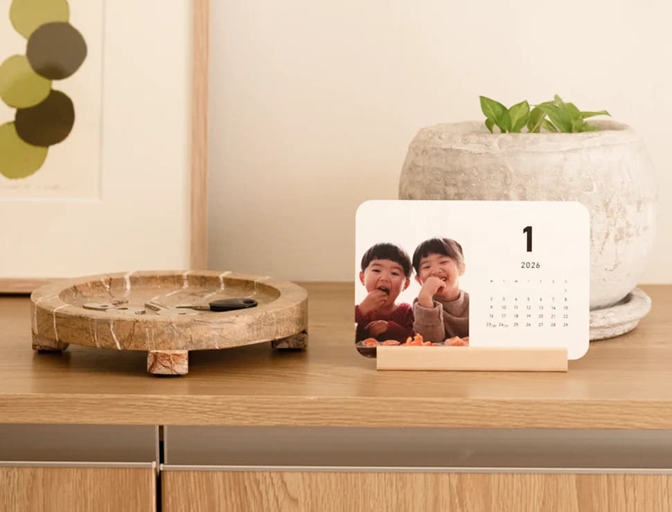 しまうまカレンダー はがきサイズ