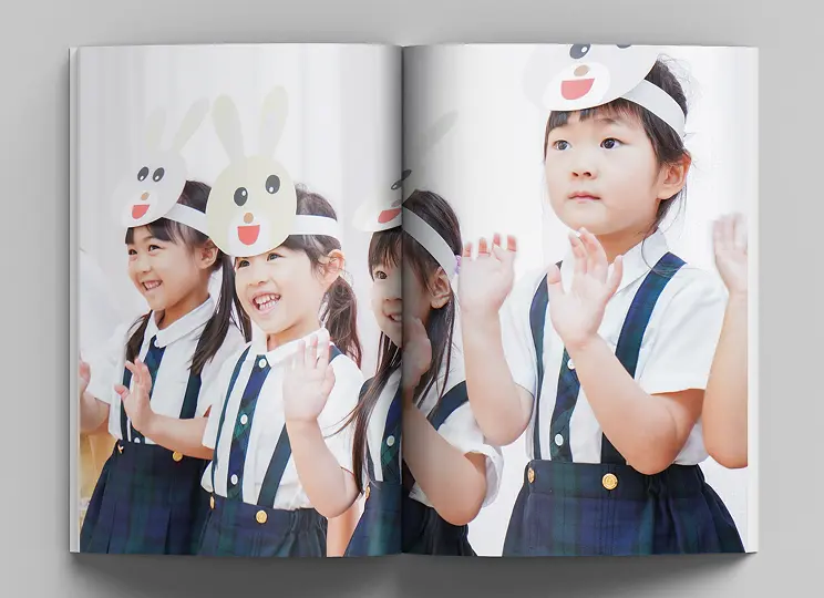 できあがったフォトブック