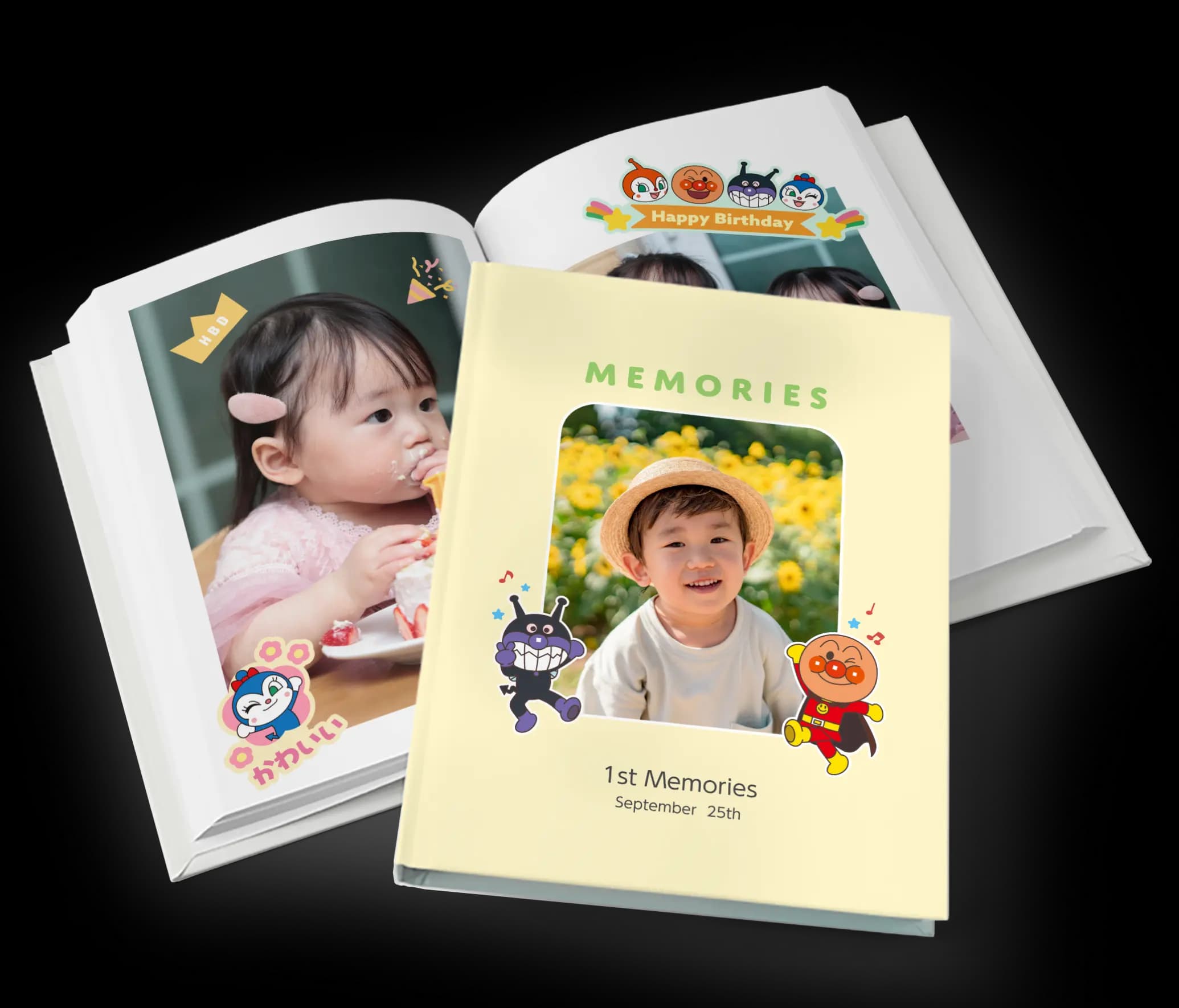 アンパンマンフォトブックサンプル画像