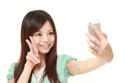 自撮りで、いろんな私を魅せるテク♪のイメージ